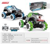 OBL10251101 - 1比10横行车，喷雾加速，3种模式炫目灯光，3种自动演示模式，编程模式，喇叭鸣笛声，行驶声效