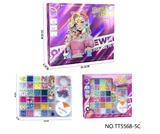 OBL10251225 - C款29格 DIY珍珠+皮筋发饰 公主女孩过家家饰品套装