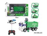 OBL10251470 - 四通遥控环卫车(前进/后退/左转/右转)包电（3.7V锂电池500毫安+USB充电线）遥控器使用2*AA不包