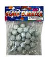 OBL10252603 - 1.6CM  50粒 白奶油玻璃珠
