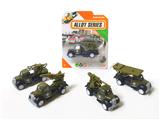 OBL10252705 - 合金车1:64合金军事回力车套装
4款混装