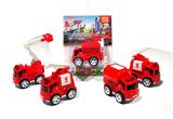 OBL10252756 - Q版合金车1:64合金消防回力车
4款混装