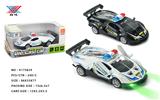 OBL10253045 - 1:32 合金警车 兰博基尼SCV12 灯光音乐 回力（1只装）