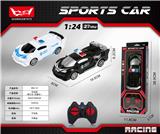 OBL10253728 - 1：24布加迪警车（带灯光四通车）