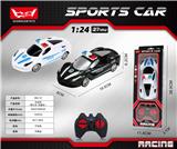 OBL10253730 - 1：24法拉利警车（带灯光四通车）