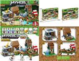 OBL10254129 - 电商精装版-我的世界农场系列小颗粒积木带方灯光（778+PCS）内置步骤分包