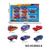 OBL10255109 - 6款1:64合金车开窗盒装(侵权 风火轮)