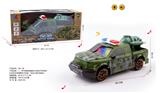 OBL10255211 - 1：16F150福特皮卡电动万向音乐带3D灯光迷彩警车不包电（车身三粒5号）