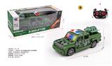 OBL10255234 - 1:16牧马人皮卡四通遥控带灯光军事警车不包电（车身4粒5号，遥控器2粒5号）