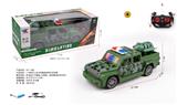 OBL10255235 - 1:16牧马人皮卡四通遥控带灯光军事警车包电（车身包3.7V锂电+USB线，遥控器2粒5号不包）