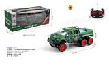 OBL10255244 - 1:16六轮福特皮卡四通遥控带灯光军事仿真车不包电（车身4粒5号，遥控器2粒5号）