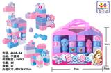 OBL10256456 - 粉红公主拼装积木（29PCS）