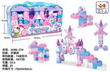 OBL10256472 - 粉红KT猫拼装积木（74PCS）