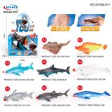 OBL10257336 - 搪胶海洋模型（8款混16PCS）按压吐舌头