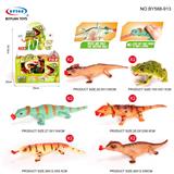 OBL10257338 - 搪胶爬行模型（6款混12PCS）按压吐舌头