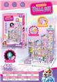 OBL10259618 - 夜光DIY公主别墅过家家城堡套装      （DIY拼装女孩梦想屋豪宅）401PCS