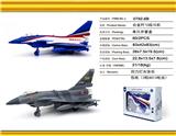 OBL10260429 - 合金J10战斗机(回力灯光音乐)
