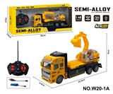 OBL10260810 - 四通遥控合金拖头车(工程挖掘车)