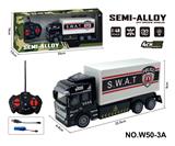 OBL10260832 - 四通遥控合金拖头车(警车)