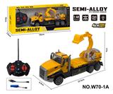 OBL10260840 - 四通遥控合金拖头车(工程挖掘车）