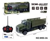 OBL10260856 - 四通遥控合金拖头车(军事运输）