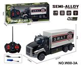 OBL10260862 - 四通遥控合金拖头车(警车）