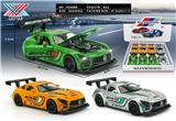 OBL10261160 - 1：24 合金车 AMG爆款拉花 4开门 回力灯光音乐（8只装）