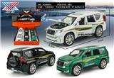 OBL10261161 - 1:24 合金车模 经典霸道 回力6开门 灯光音乐（6只装）