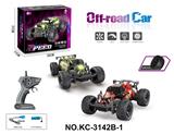 OBL10261351 - 2.4G 1:18高速越野遥控车(灯光,包电)