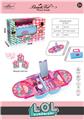 OBL10262320 - 摩登彩妆化妆手提箱
(粉蓝色）