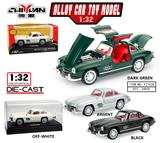 OBL10262828 - 奔驰300SL 黑+白+绿+银