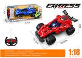 OBL10262830 - 1:18赛车四通遥控车带灯光不包电
