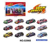 OBL10264434 - 1:64滑行合金车6只装