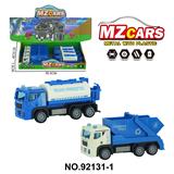 OBL10264457 - 合金回力环卫车(洒水车+自卸车)