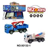 OBL10264459 - 合金回力工程车 (滚筒车+吊车)