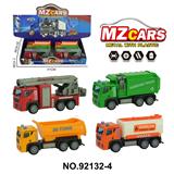 OBL10264462 - 合金城市回力车(环卫车+自卸车+拯救车+油罐车+垃圾桶)