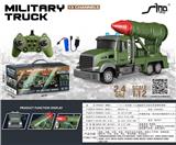 OBL10264797 - 1:12 2.4G对频 十三通遥控灯光音乐单炮弹军事车