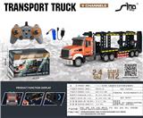 OBL10264803 - 1:12 2.4G对频 九通灯光音乐遥控双层运输拖车