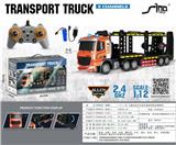 OBL10264818 - 1:12 2.4G 九通合金灯光音乐遥控双层运输拖车