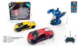 OBL10265323 - 1：18八通布加迪变形遥控仿真车不包电（车身三粒5号电池 ，遥控器2粒5号电池）