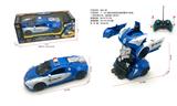 OBL10265334 - 1：18八通布加迪变形遥控警车不包电（车身3粒五号，遥控器二粒5号）