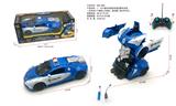OBL10265335 - 1：18八通布加迪变形遥控警车包电（包车身3.7V锂电+USB线，遥控器二粒5号不包）