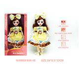 OBL10265807 - 12寸3D眼15关节实身俄文音乐灯光芭比娃娃