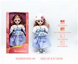 OBL10265808 - 12寸3D眼15关节实身俄文音乐灯光芭比娃娃
