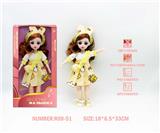 OBL10265810 - 12寸3D眼15关节实身俄文音乐灯光芭比娃娃