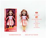 OBL10265815 - 12寸3D眼15关节实身俄文音乐灯光芭比娃娃