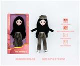 OBL10265816 - 12寸3D眼15关节实身俄文音乐灯光芭比娃娃