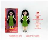 OBL10265819 - 12寸3D眼15关节实身俄文音乐灯光芭比娃娃