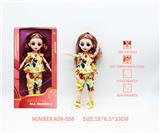 OBL10265821 - 12寸3D眼15关节实身俄文音乐灯光芭比娃娃