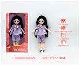 OBL10265824 - 12寸3D眼15关节实身俄文音乐灯光芭比娃娃